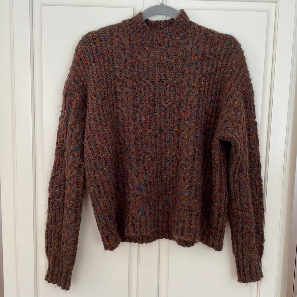 Knox rose sweater, mock neck, pullover